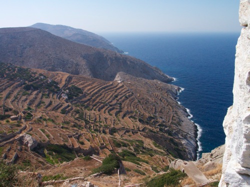 Folegandros terrace